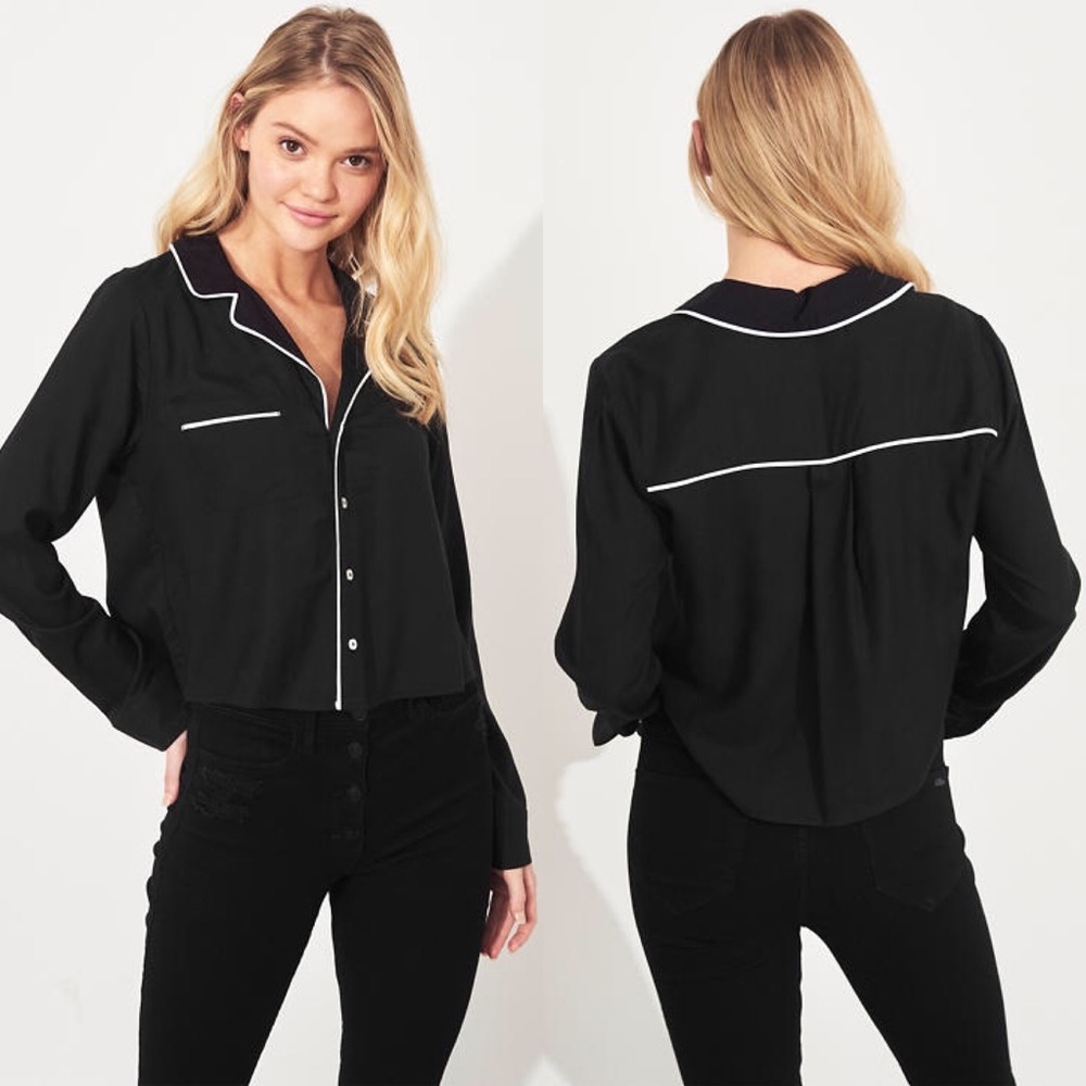 Hollister Pajama Style Top